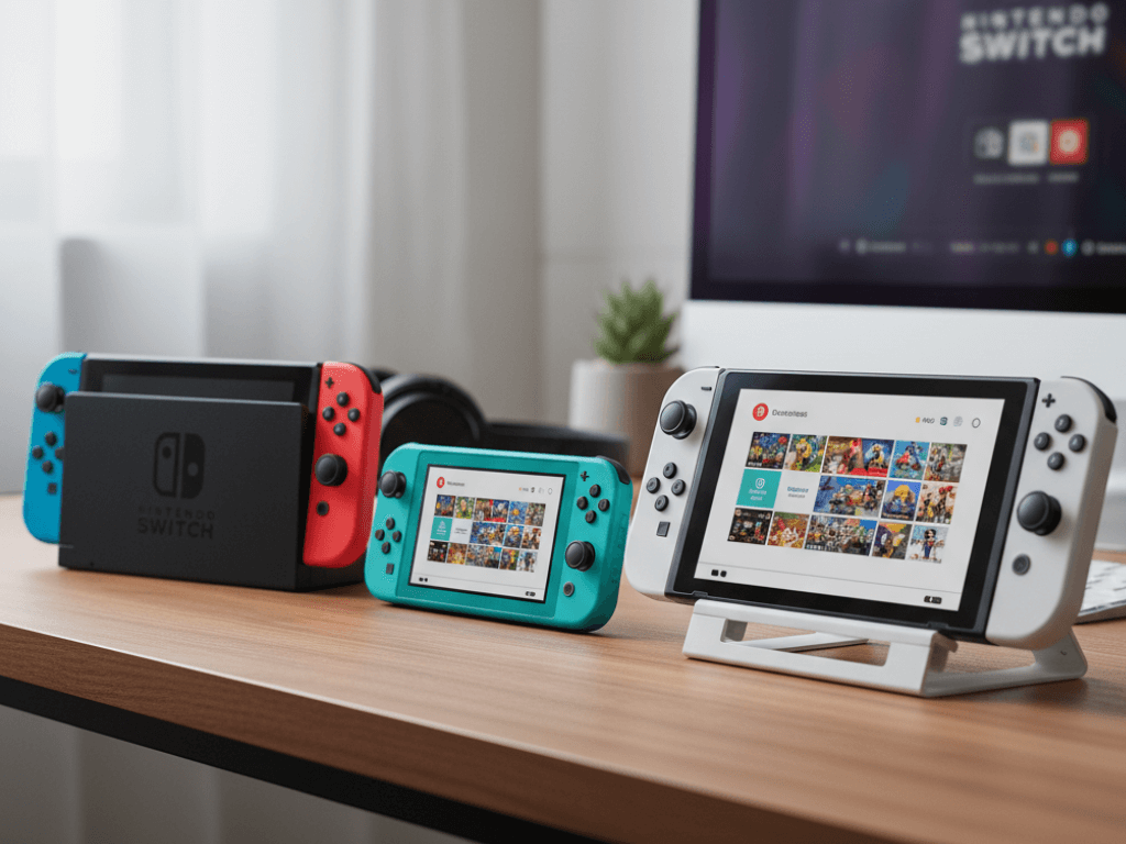 los diferentes modelos de nintendo switch